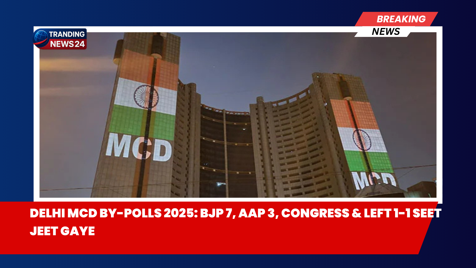 Delhi MCD By-Polls 2025