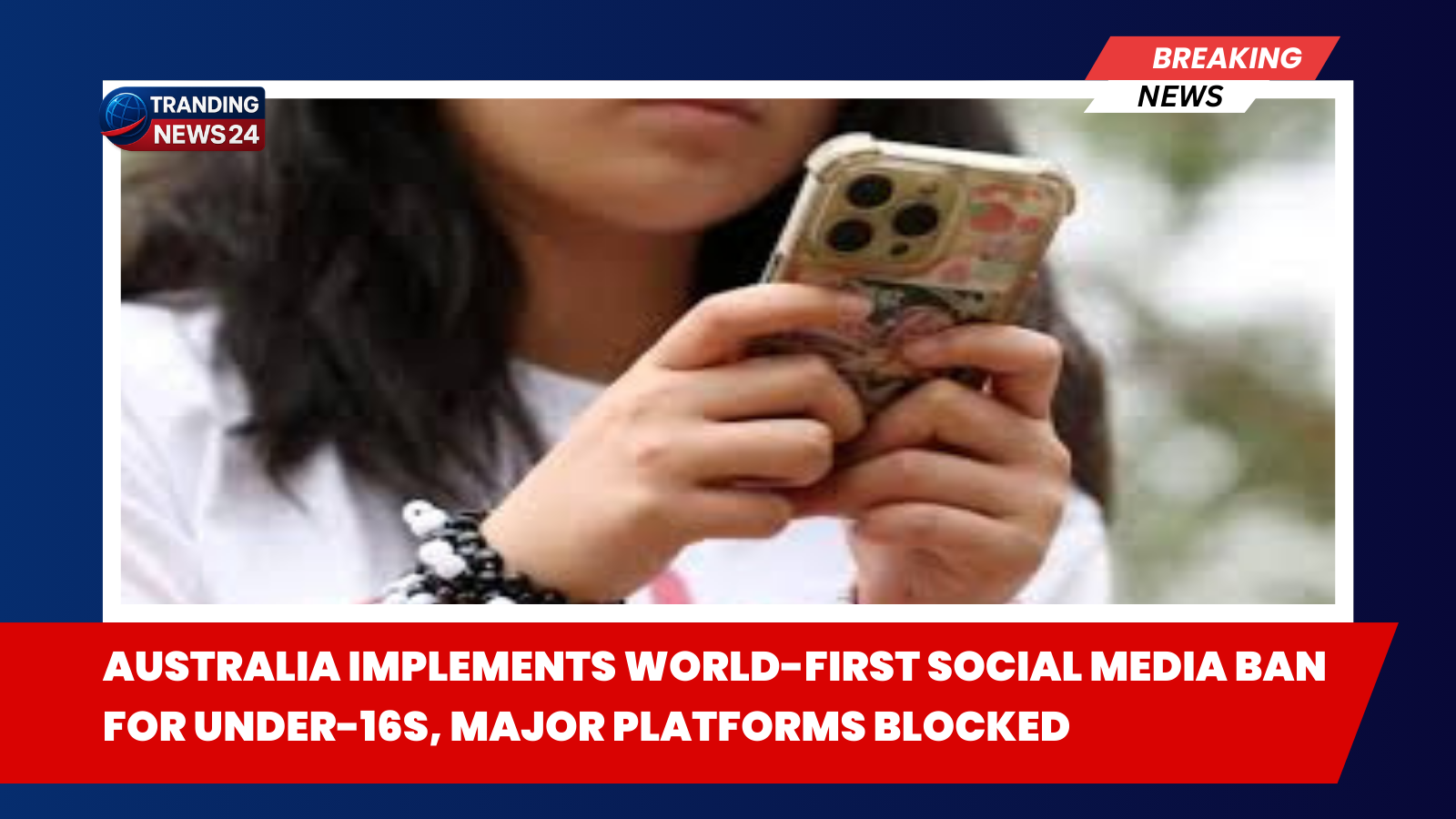 World-First Social Media Ban
