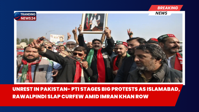 PTI ka Protest Blast — Islamabad-Rawalpindi me Section 144, Adiala Jail ke bahar hungama